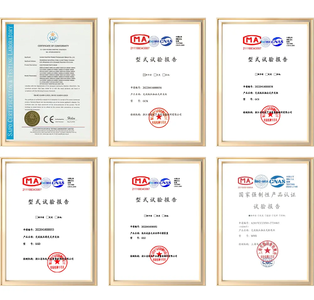 ring main units Certification